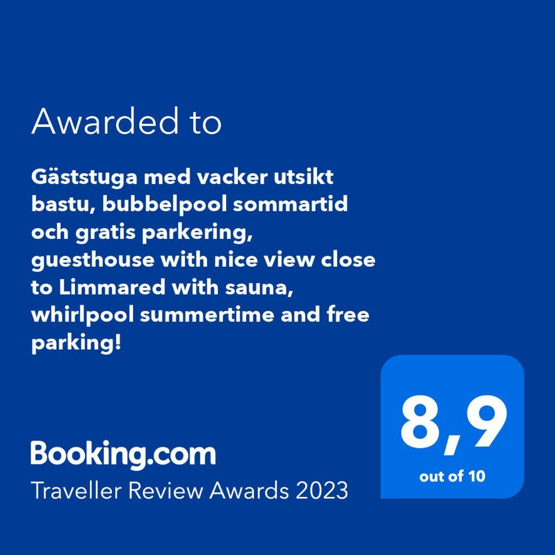 Gaeststuga I Vacker Natur, Bastu, Bubbelpool Sommartid Och Gratis Parkering Naera Ulricehamn Och Lassalyckan, Guesthouse With Nice View With Sauna And Free Parking Close To Dalsjoefors And Fishing Бурос Екстер'єр фото
